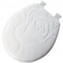 Pearl White Shell Toilet Seat